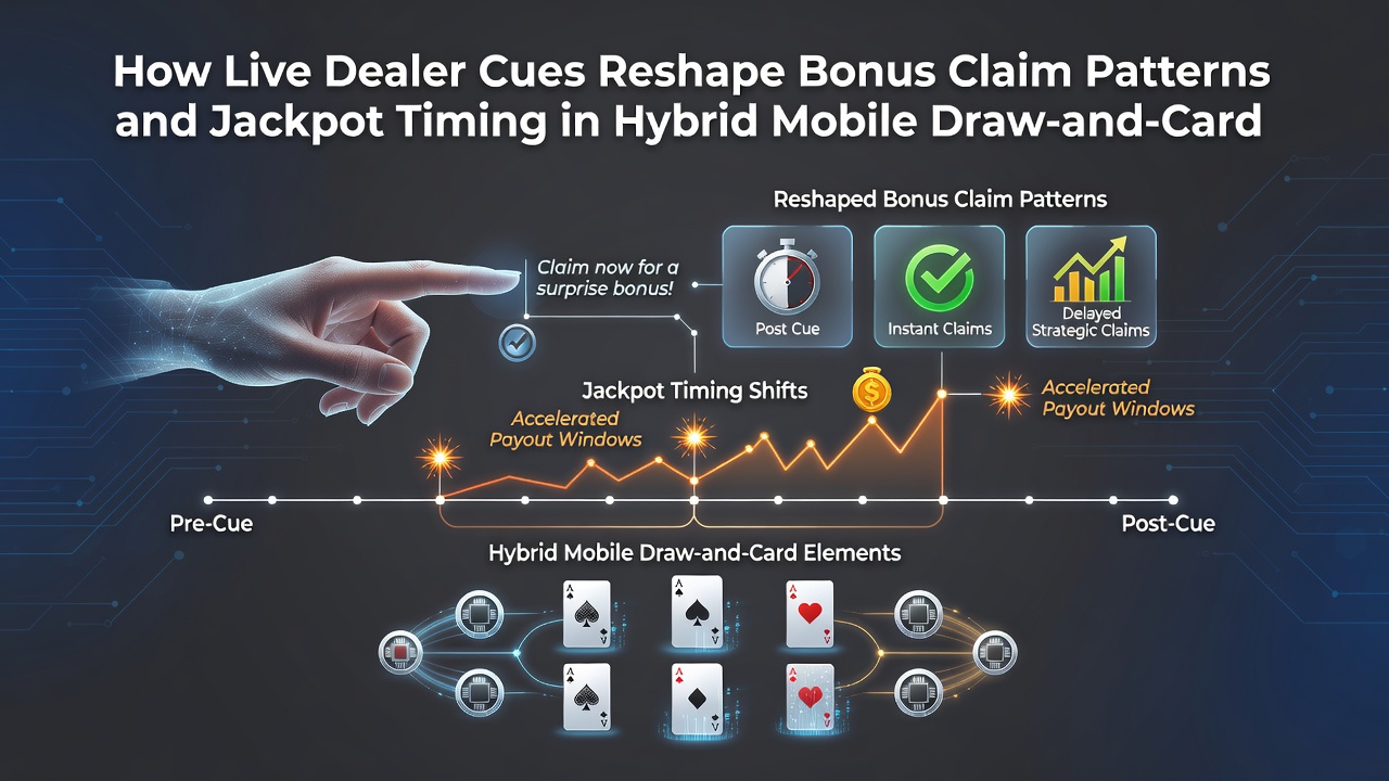 Mobile screen displaying live dealer card reveal alongside bonus claim notification in a hybrid gaming app