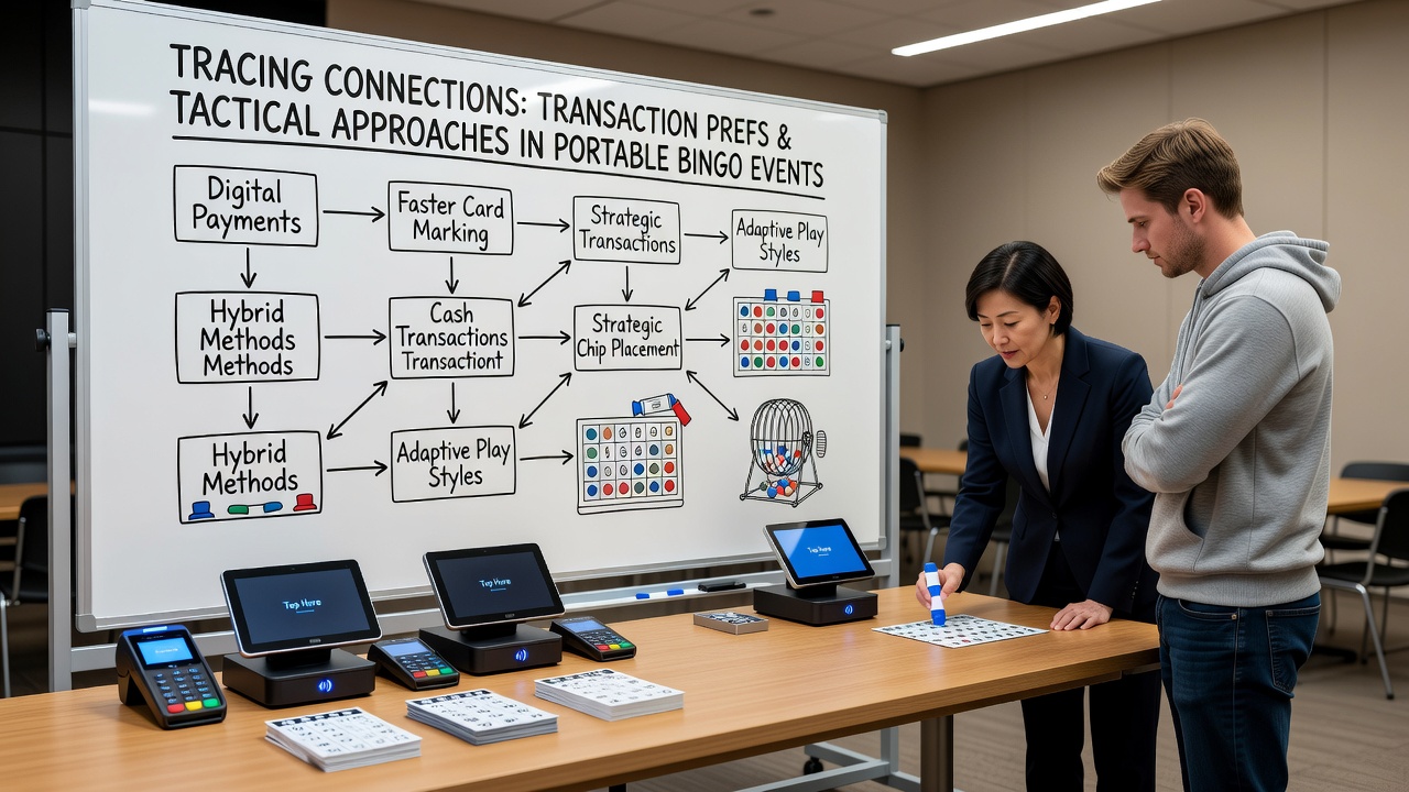 Charts and graphs showing transaction volumes and strategy metrics for mobile bingo and poker